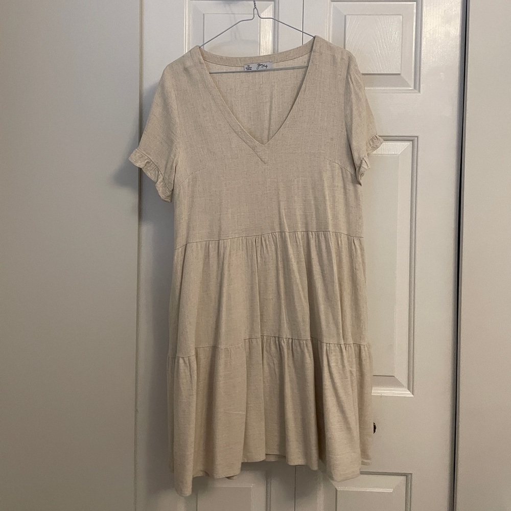 Yours Truly Linen/Cotton Dress